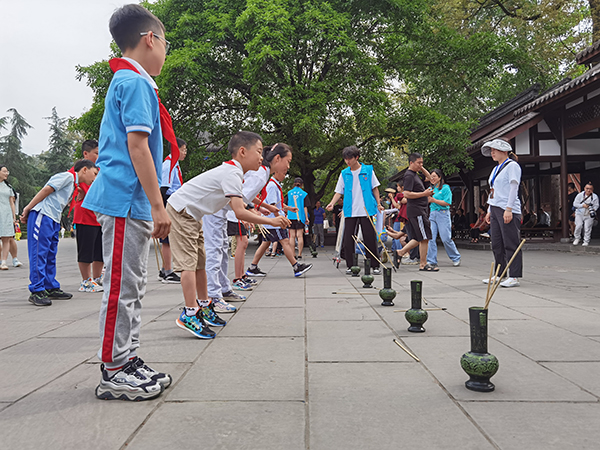 成都武侯祠博物馆举行国际博物馆日系列活动_fororder_三国运动会现场-供图-成都武侯祠博物馆