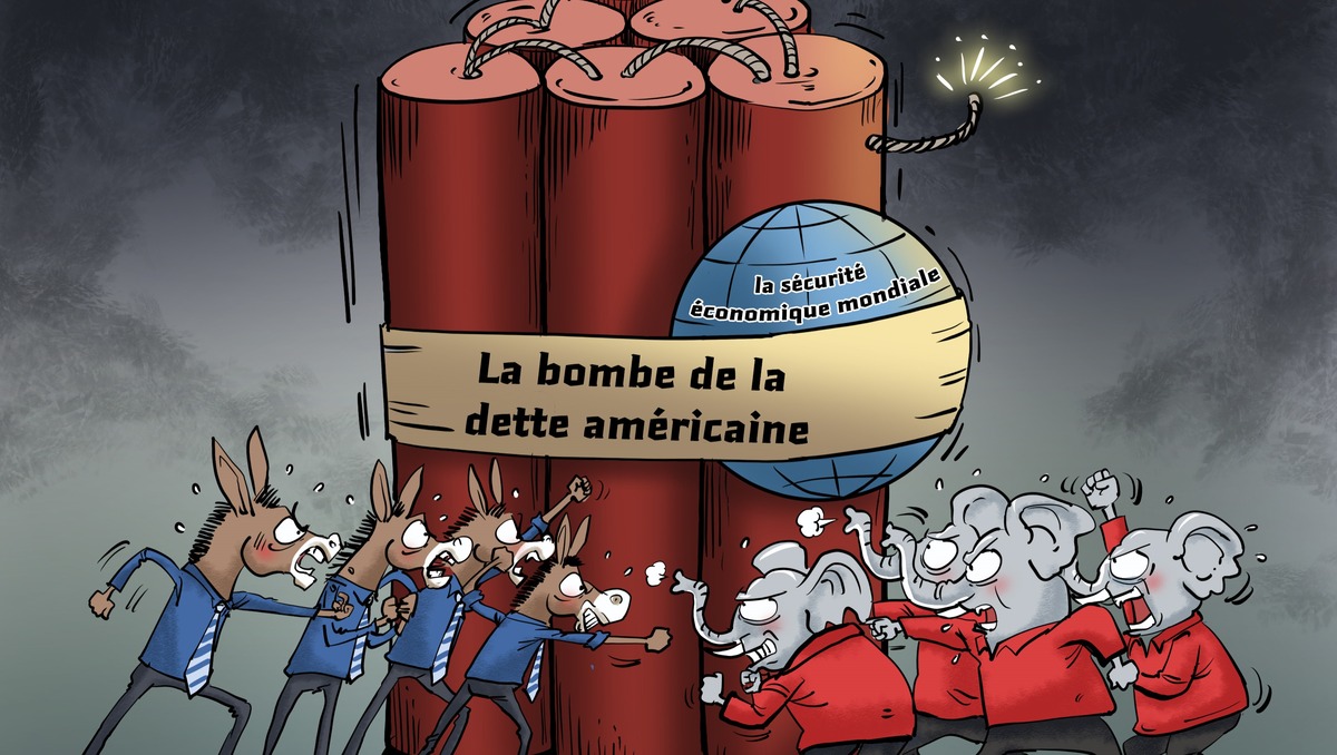 【Actualité en caricatures】La bombe de la dette américaine