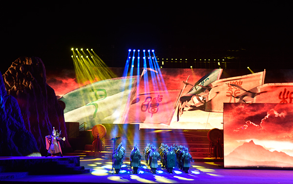 第十一屆巴人文化藝術節暨第二屆川渝曲藝展演在巴中開幕_fororder_活動現場--攝影-徐琴1