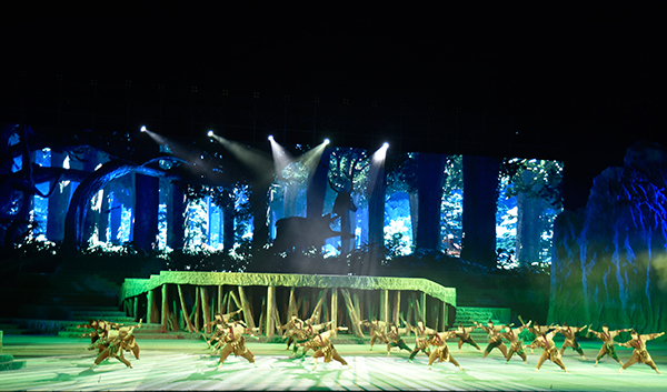 第十一屆巴人文化藝術節暨第二屆川渝曲藝展演在巴中開幕_fororder_本土文藝特色演出--攝影-徐琴