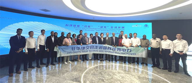 Diplomats Stationed in China Discuss the Latest Development in 'Dual Carbon' at State Grid Shaanxi Electric Power Company Limited_fororder_3
