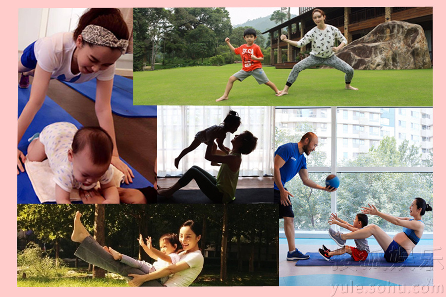 现在萌娃怎么带？看姚晨孙俪纷纷玩起亲子瑜伽