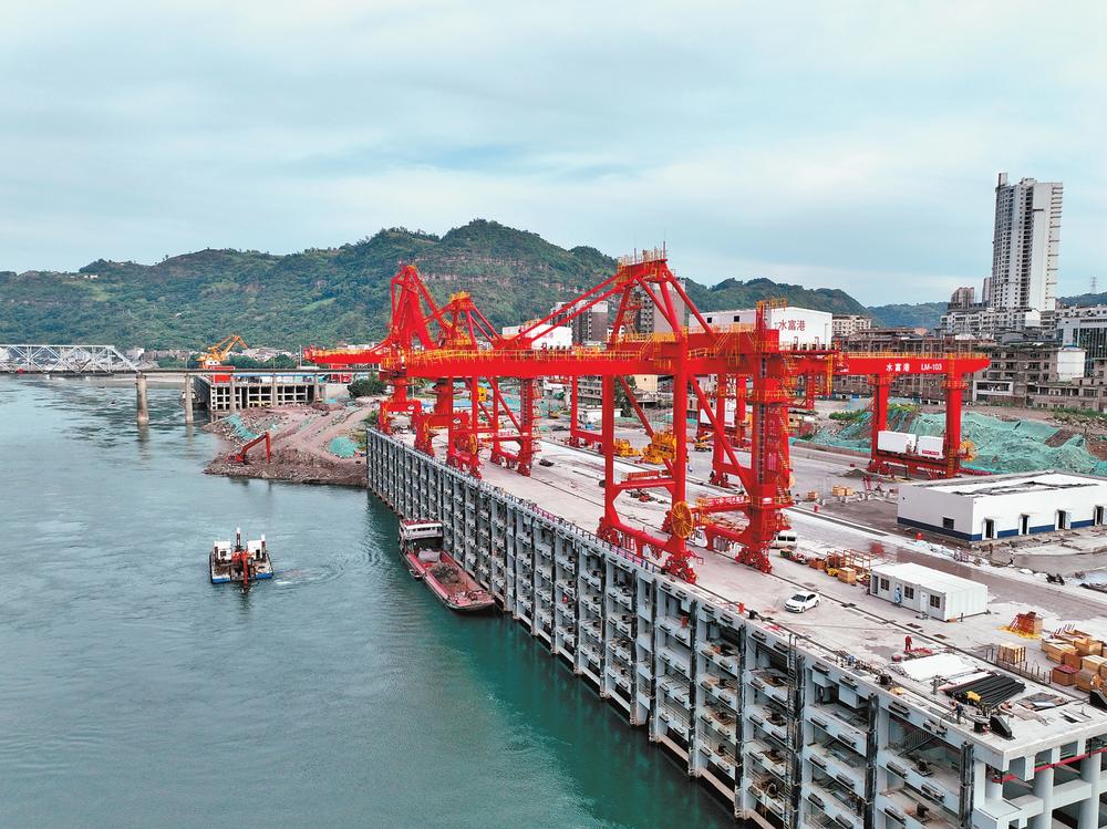 昭通水富港物流园“水铁公”联运成型_fororder_4fce