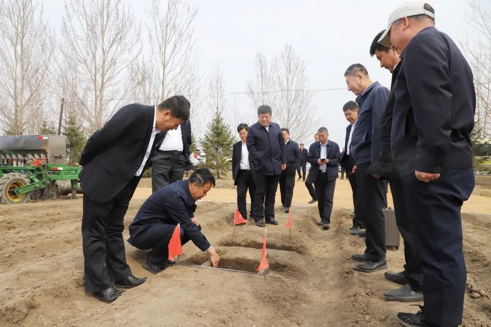 协同奔赴新征程 ——北大荒集团牡丹江分公司推进“二次创业”工作纪实_fororder_与地方乡镇联合召开旱田春播现场定标会