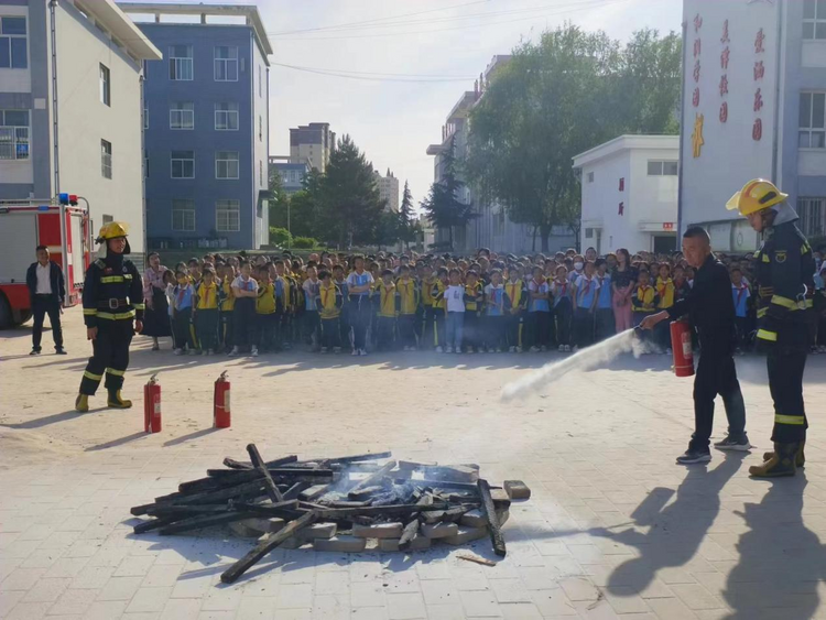 【未審核】【原創】慶陽寧縣：消防知識進校園 築牢校園安全防線_fororder_1