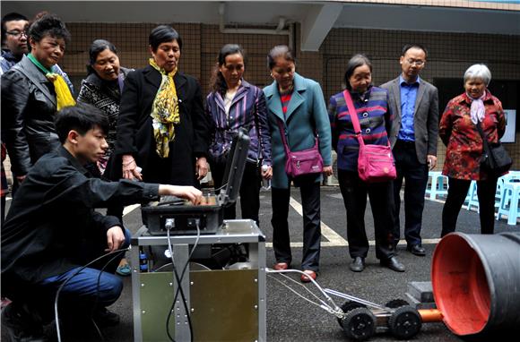 【社會民生】九龍坡引進管道智慧機器人保障精準作業提高效率