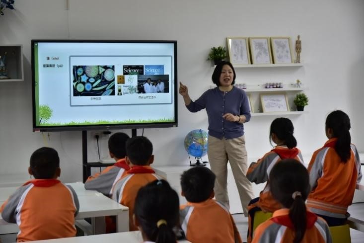 学思想 建新功|中国红十字基金会在湖北英山援建的10所未来教室交付使用_fororder_图片3