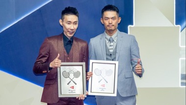 林丹、李宗偉入選世界羽聯名人堂儀式舉行