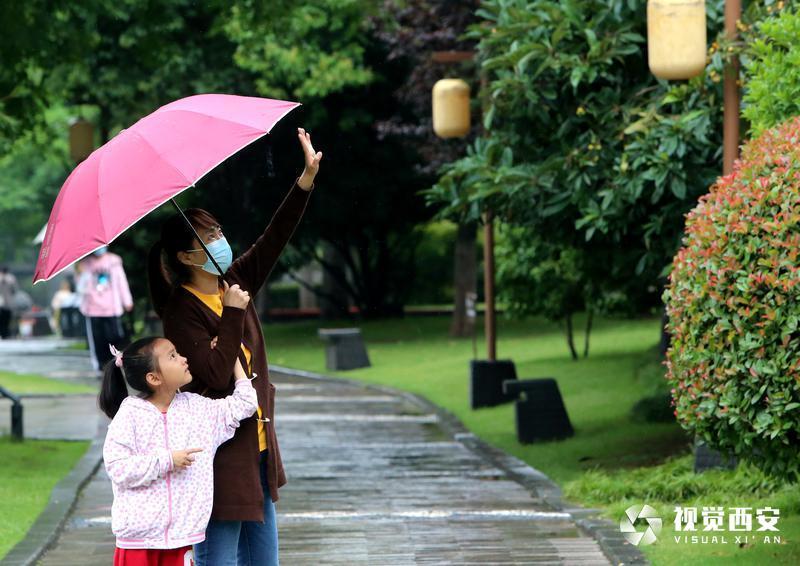 雨中饱览古城景色