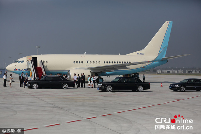 2016年9月3日,出席g20杭州峰会的美国总统奥巴马乘专机抵达杭州