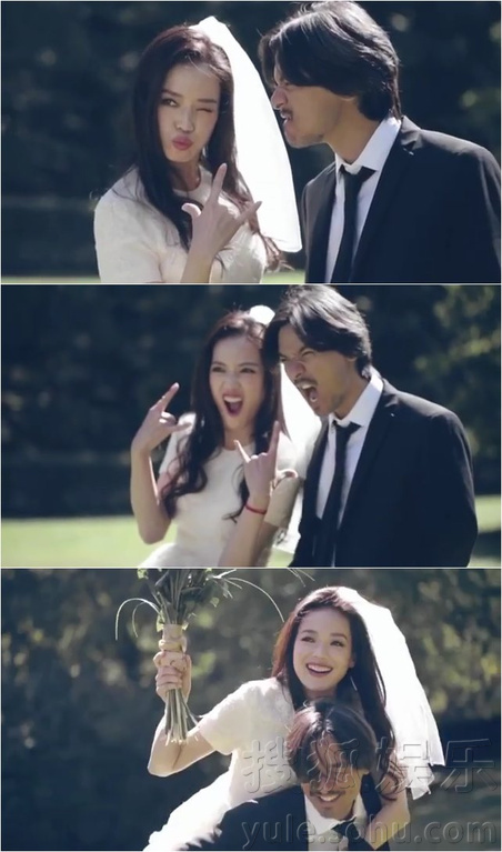舒淇更新感谢各方祝福  发婚照花絮短片晒甜蜜