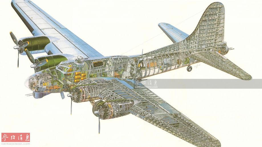提起二战美军的b-17轰炸机,在军迷间可谓是"如雷贯耳",但像图中直接