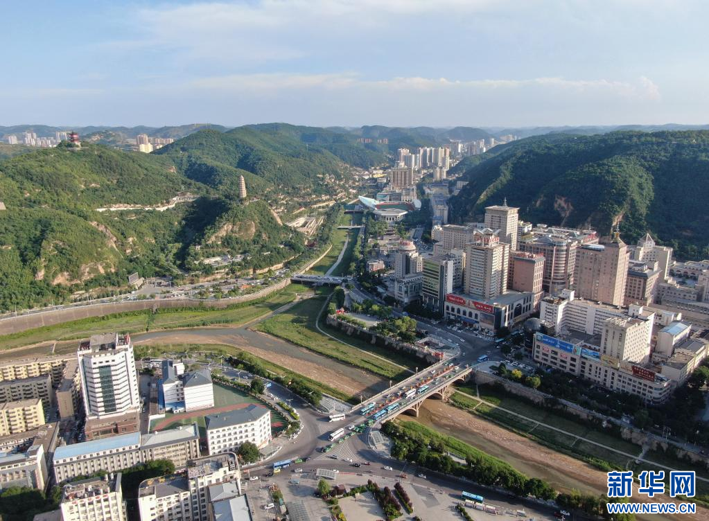 天空之眼瞰延安