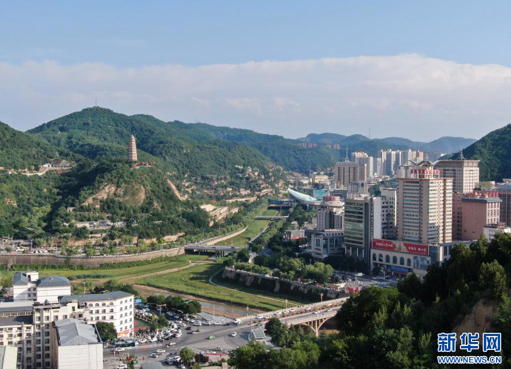 天空之眼瞰延安