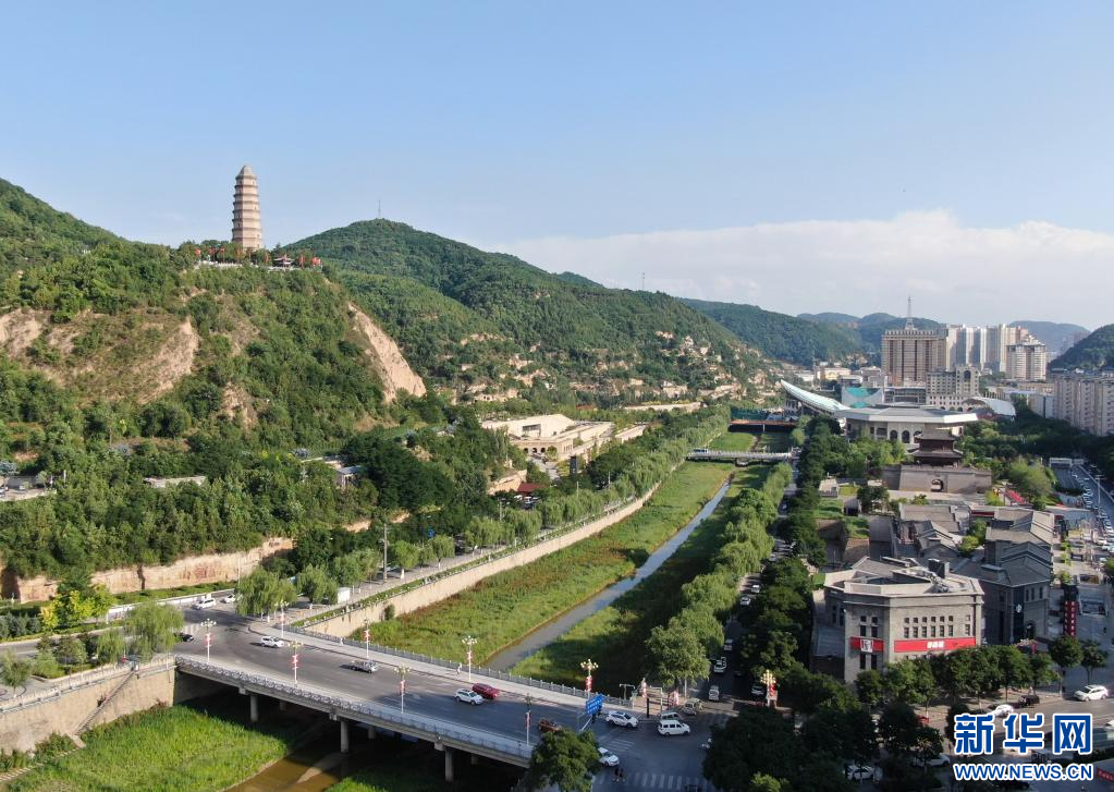 天空之眼瞰延安