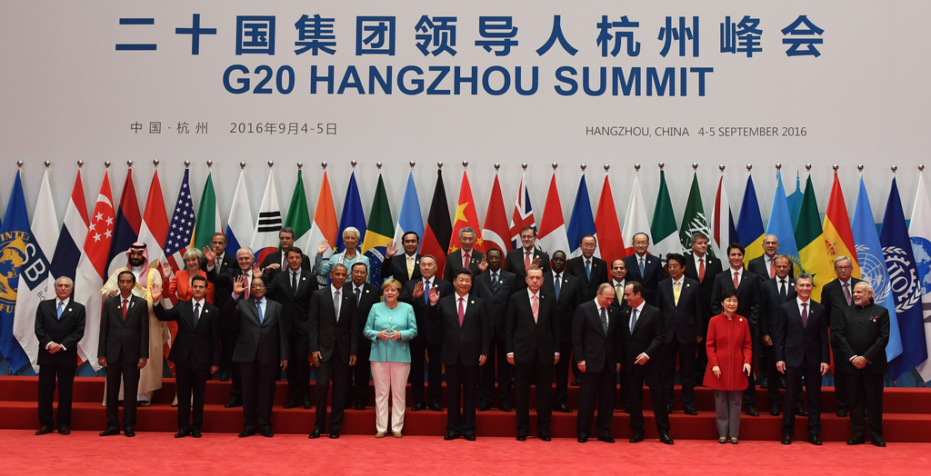 g20杭州峰会与会领导人陆续抵达主会场(组图)