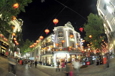 杭州夜景：南宋禦街
