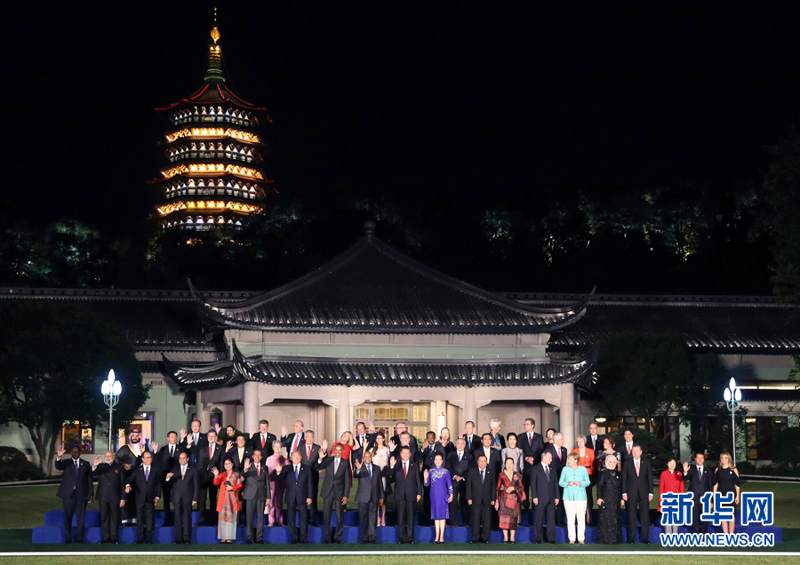 习近平彭丽媛欢迎出席G20峰会的外方代表团团长及嘉宾