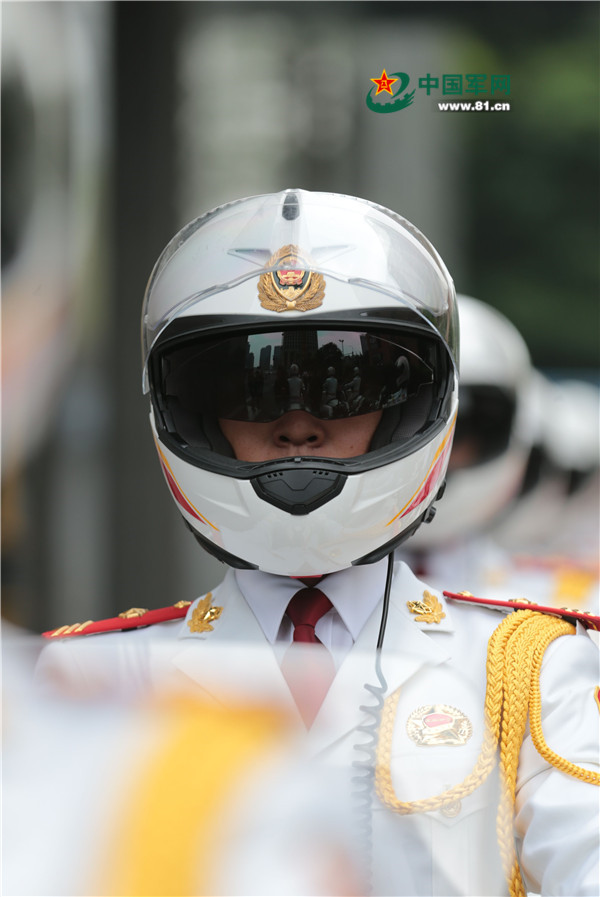 护航g20峰会 国宾护卫队亮相杭州(组图)