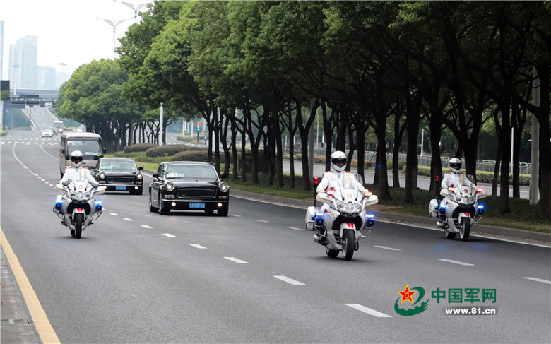 护航g20峰会 国宾护卫队亮相杭州(组图)