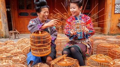 Birdcages from Danzhai, Guizhou Province "Fly" to the Whole World