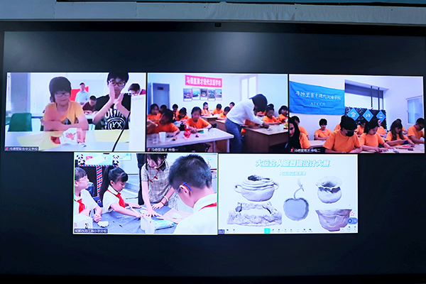 Panda成都·华教云课堂“童趣泥塑展大运风采，蜀韵竹琴谱武侯华章”活动举行_fororder_云课堂-供图-成都市武侯区侨台办