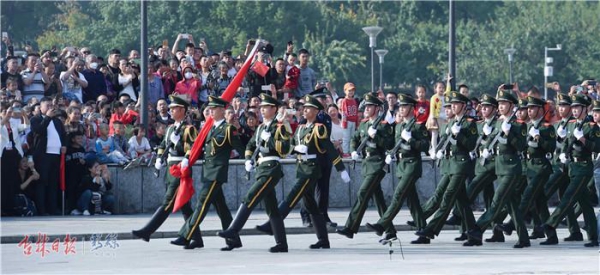 吉林省暨長春市舉行慶祝中華人民共和國成立70週年升國旗儀式