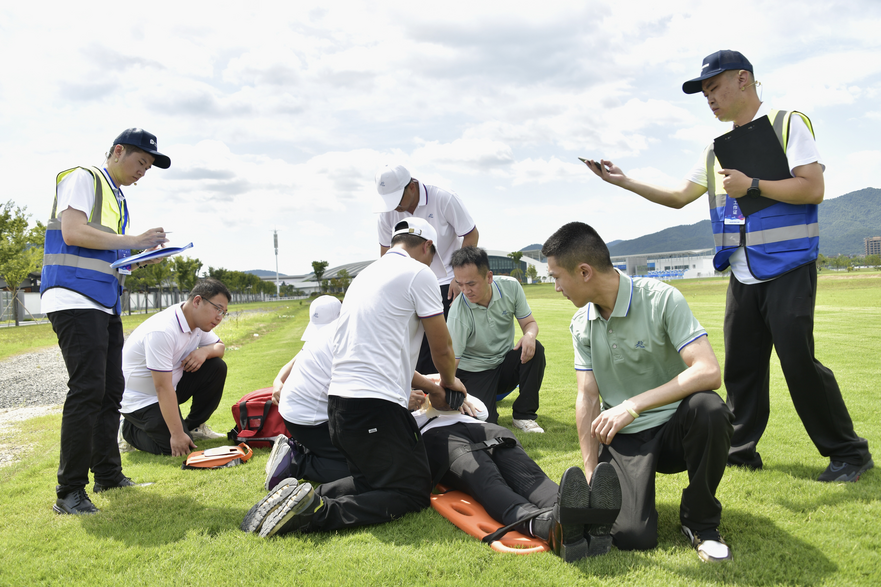 Tonglu Competition Venue for Hangzhou Asian Games Holds Medical Emergency Response Drill_fororder_图片1