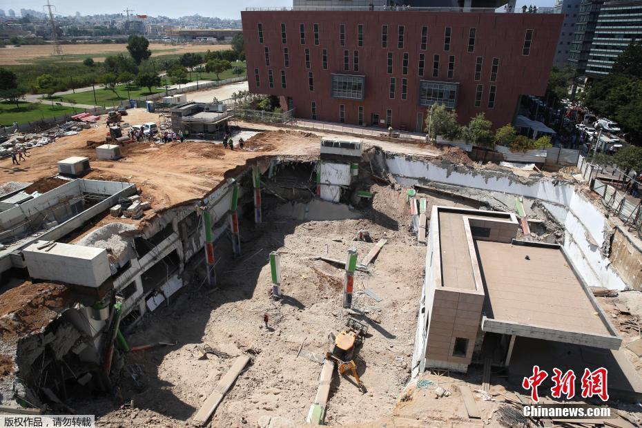 以色列首都一地下停車場發生坍塌事故
