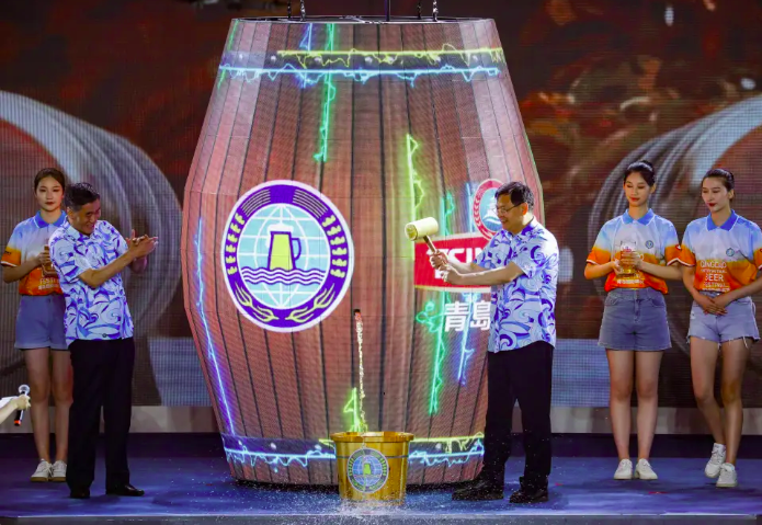 第33届青岛国际啤酒节在青岛西海岸新区金沙滩啤酒城开幕_fororder_啤酒节2