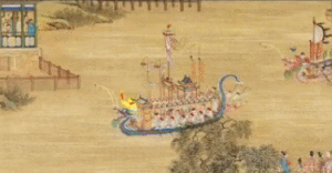 妙笔绘端午 仲夏观龙舟——《艺术里的奥林匹克》与您共赏《十二月令图·五月》洋溢的繁盛祥和