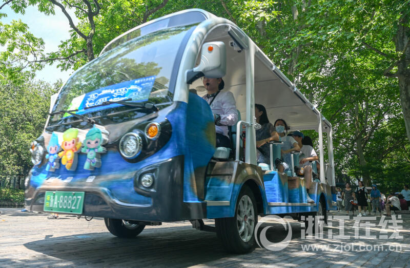 西湖亚运观光车来啦_fororder_W020230715594458511516