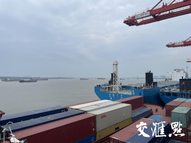 奋进中国 大江澎湃｜从小渔村到长江中上游第一港，看阳逻港如何打造中西部最佳“出海口”