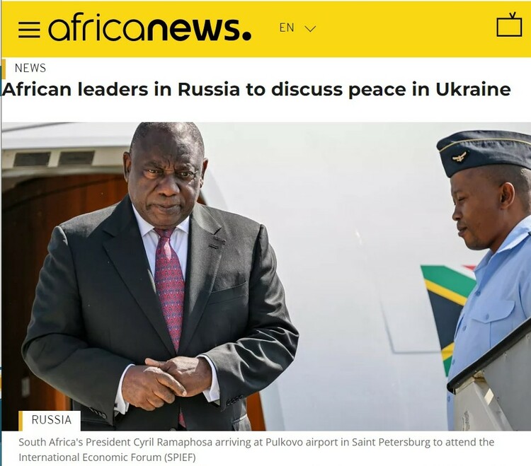 有聊丨非洲赴俄乌劝和，美英贫铀弹“上桌”—— 做人的差距咋就这么大呢？