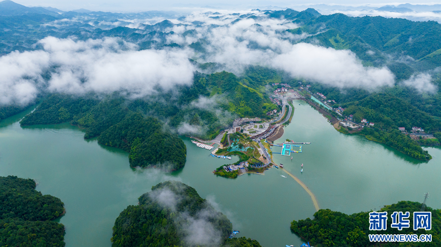 安徽宁国：清凉戏水季 激活夏日旅游