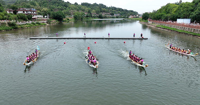 2023年首届黄龙溪端午龙舟大赛启幕_fororder_龙舟大赛现场-摄影-蒋松涛