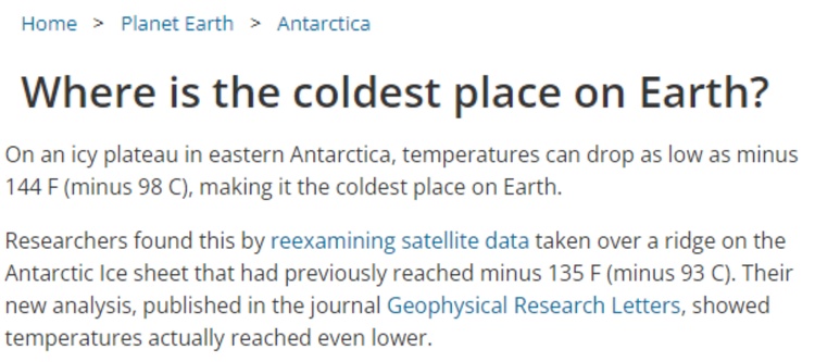 世界上最寒冷的地方在哪儿？这片高原保持着记录！