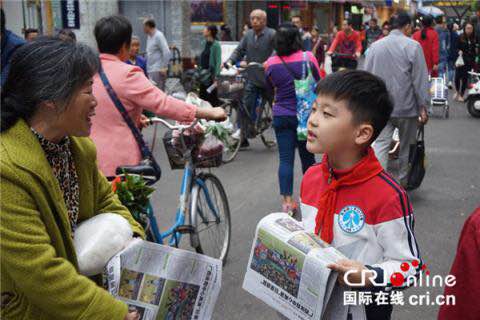 【唐已審】【通稿】南寧小學生愛心義賣助學特殊兒童