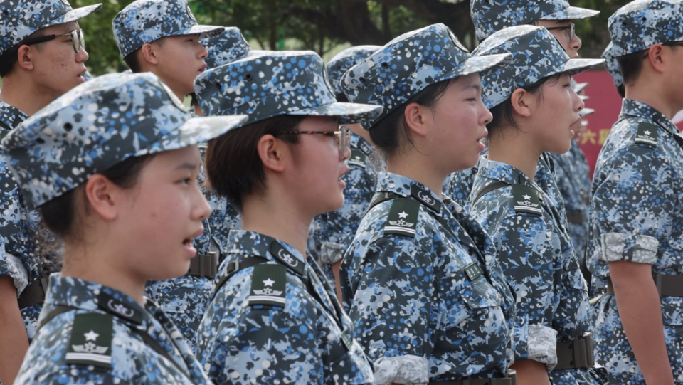 第十六届香港青少年军事夏令营正式开营