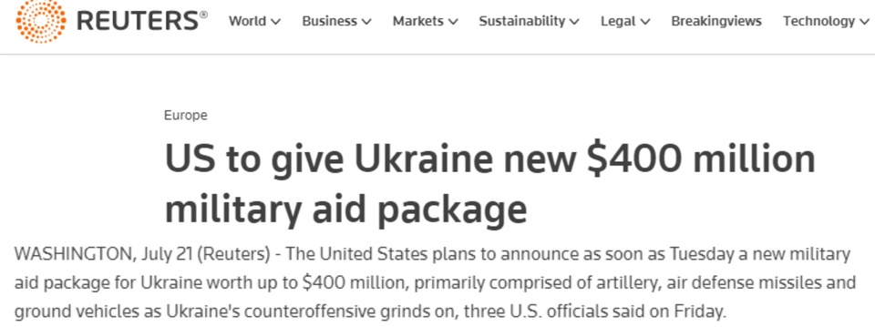 美西方持续对乌提供武器 军援背后“另有算计”_fororder_111