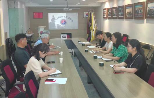 【原创】青岛市城阳区商务局一行拜访在中国韩国工艺品协会_fororder_图片1