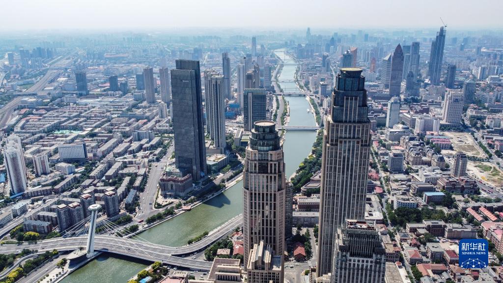 “飞阅”海河之滨 领略津城发展活力