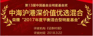 实至名归！中海基金旗下三只基金斩获“英华奖”及“明星基金奖”