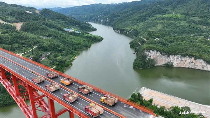 即将建成通车！德余高速乌江特大桥顺利通过桥梁荷载试验