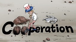 【Editorial Cartoon】"Deep" Cooperation