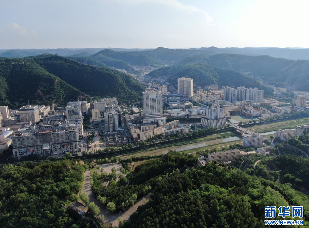 天空之眼瞰延安