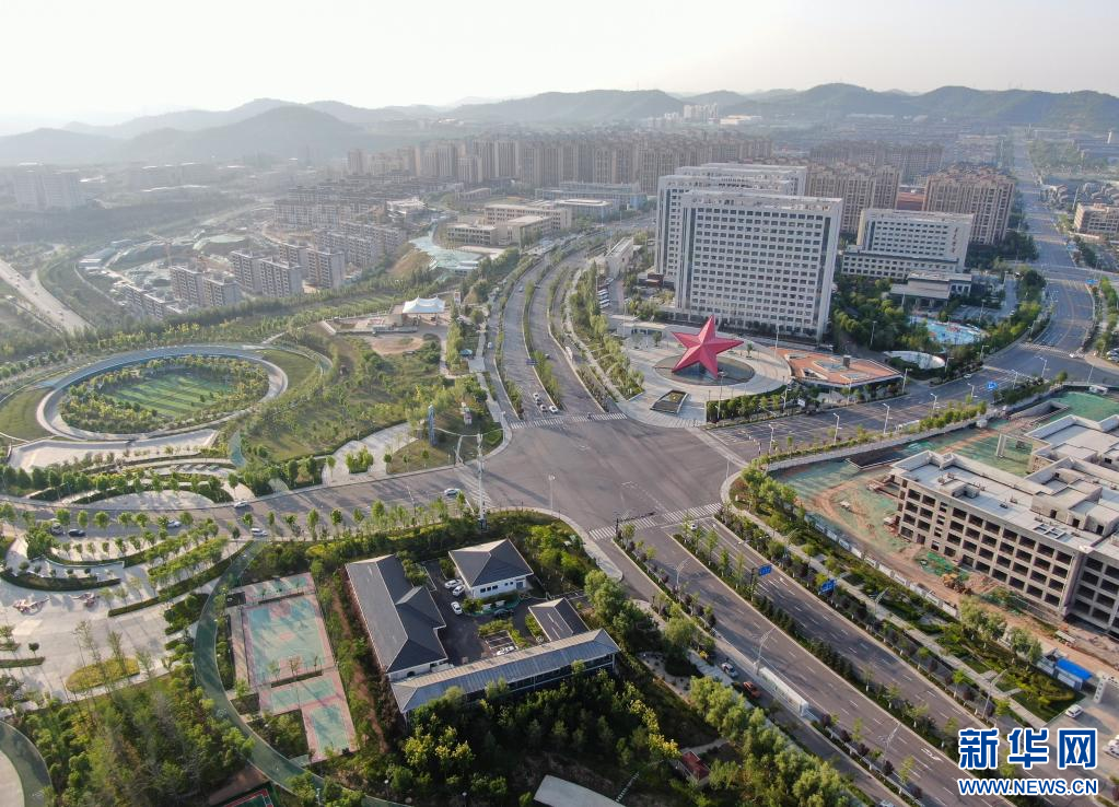 天空之眼瞰延安