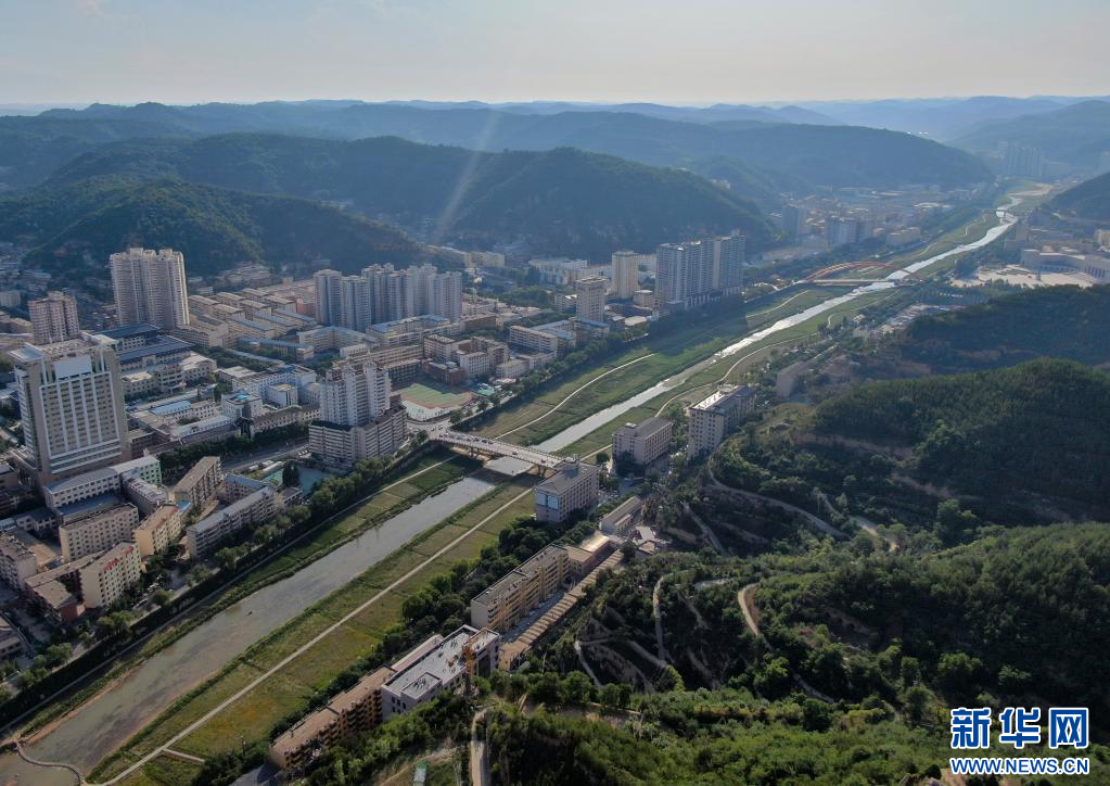 天空之眼瞰延安