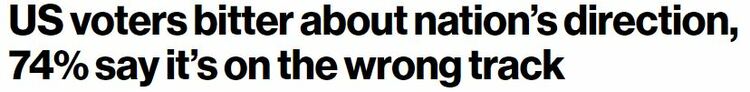 民调数据中的美国：岌岌可危
