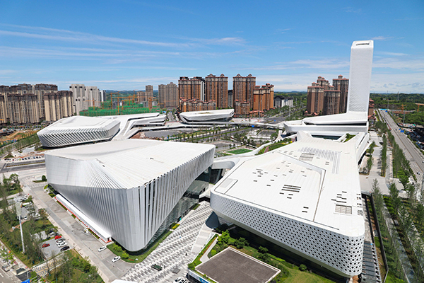 简阳市文化体育中心 “节能+低碳”简约不简单_fororder_简阳市文化体育中心（东来印象）供图-简阳市融媒体中心